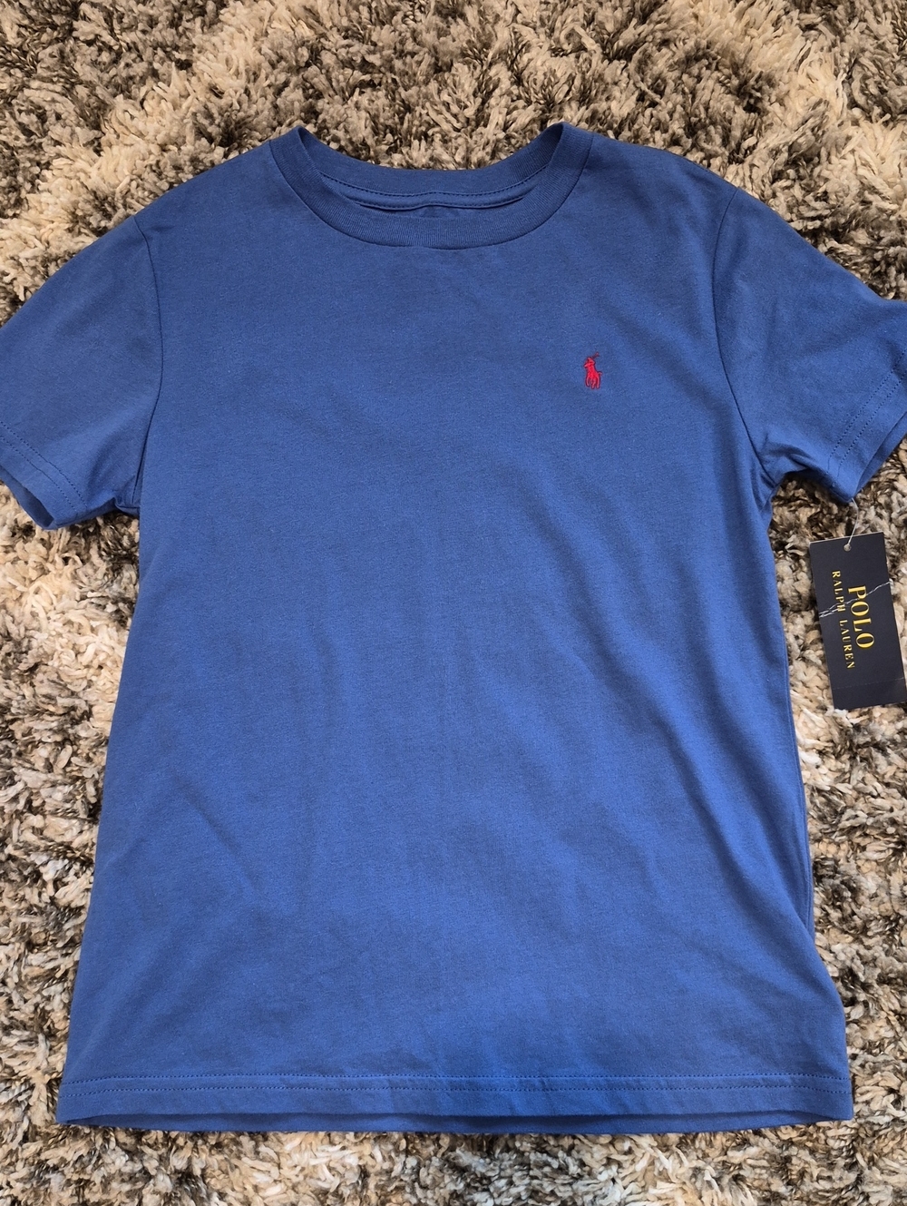 Polo Ralph Lauren Blue Cotton Tee